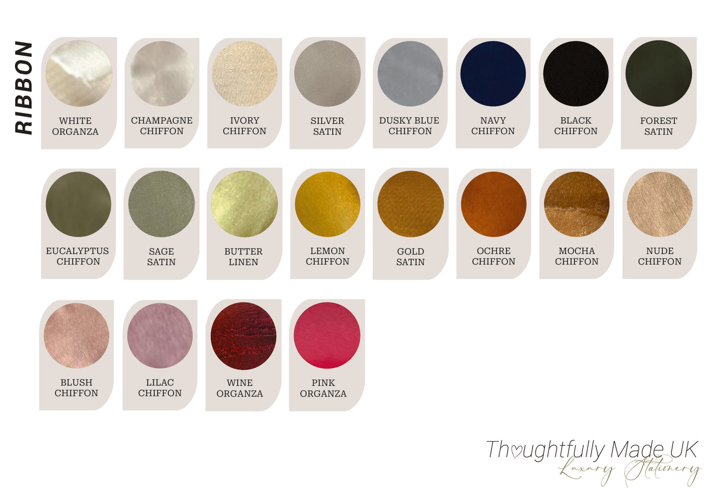 Champagne Chiffon Wedding Ribbon | Hand Torn Raw Edge Silk Style Ribbon 150cm