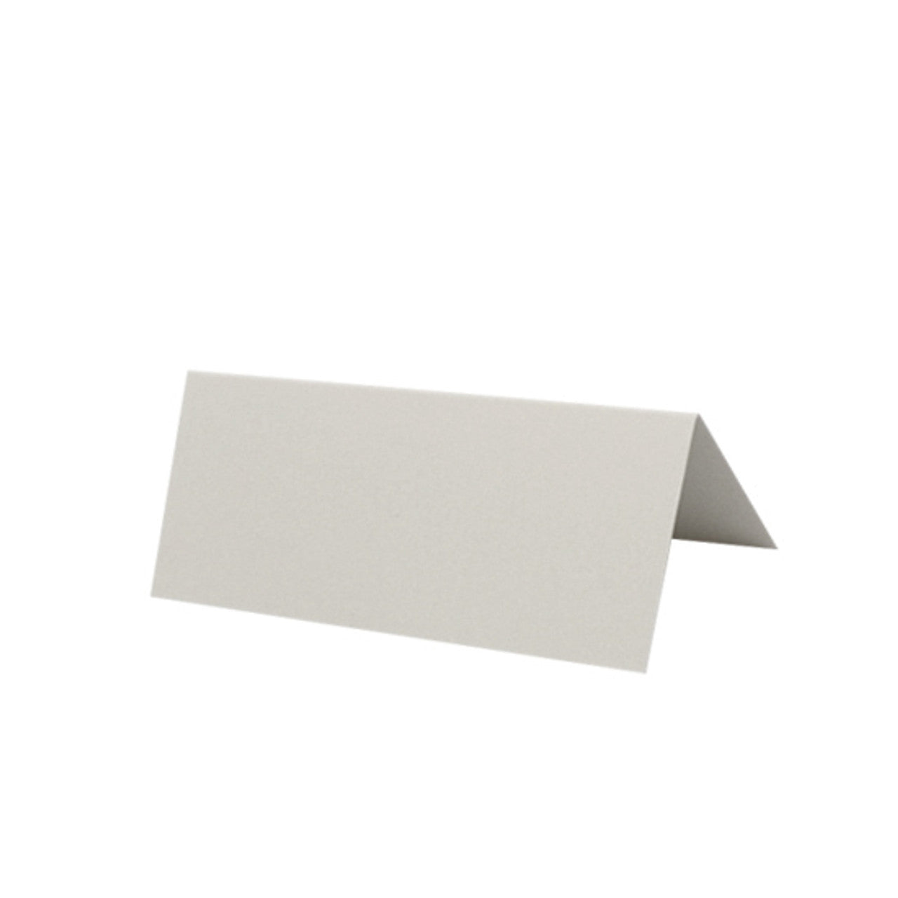 Grey Tented Wedding Place Cards | Calligraphy Place Cards