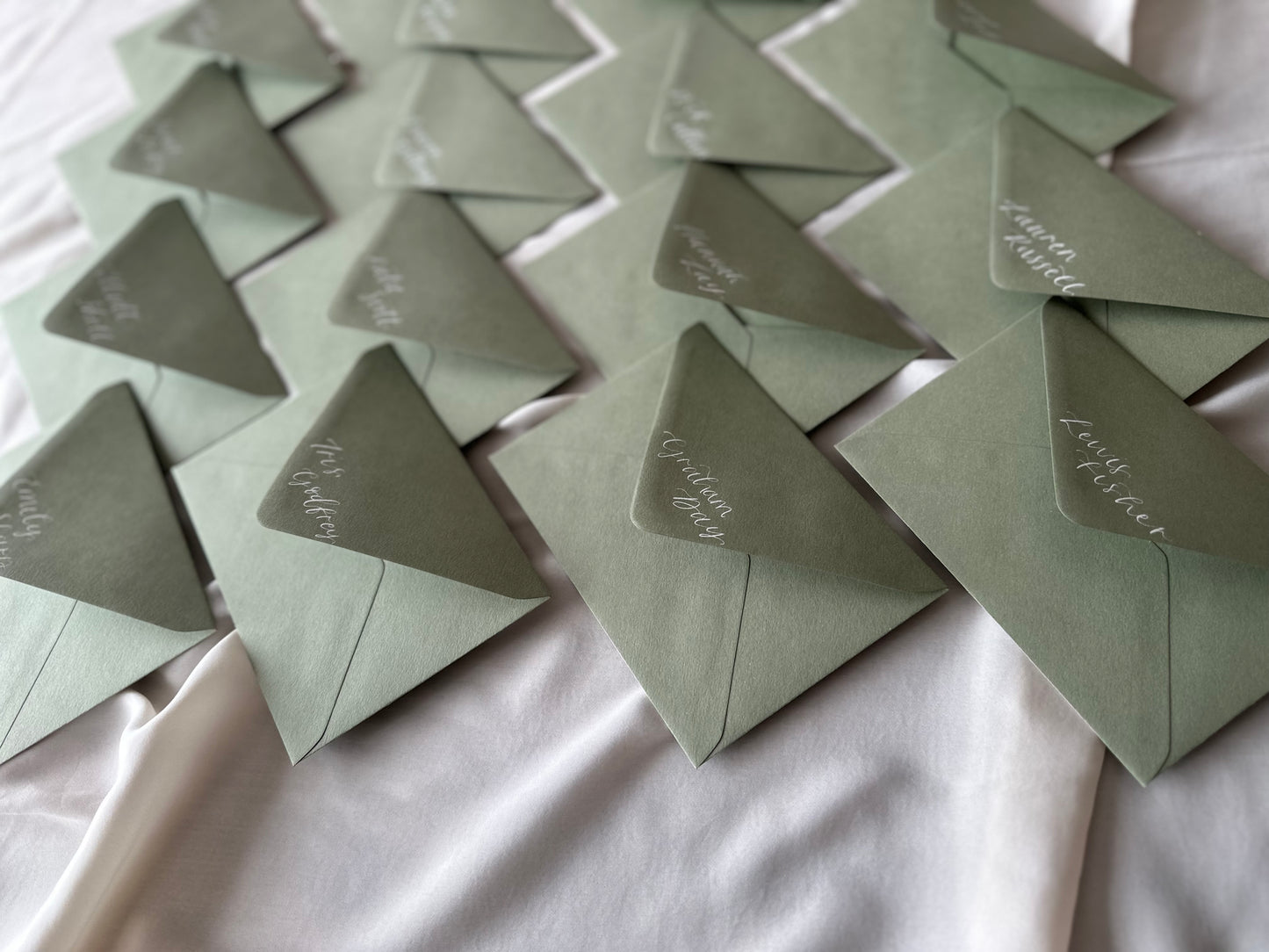 Calligraphy C6 Envelope Place Name Escort Card | Calligraphy Wedding Place Name Card Envelope Escort Card