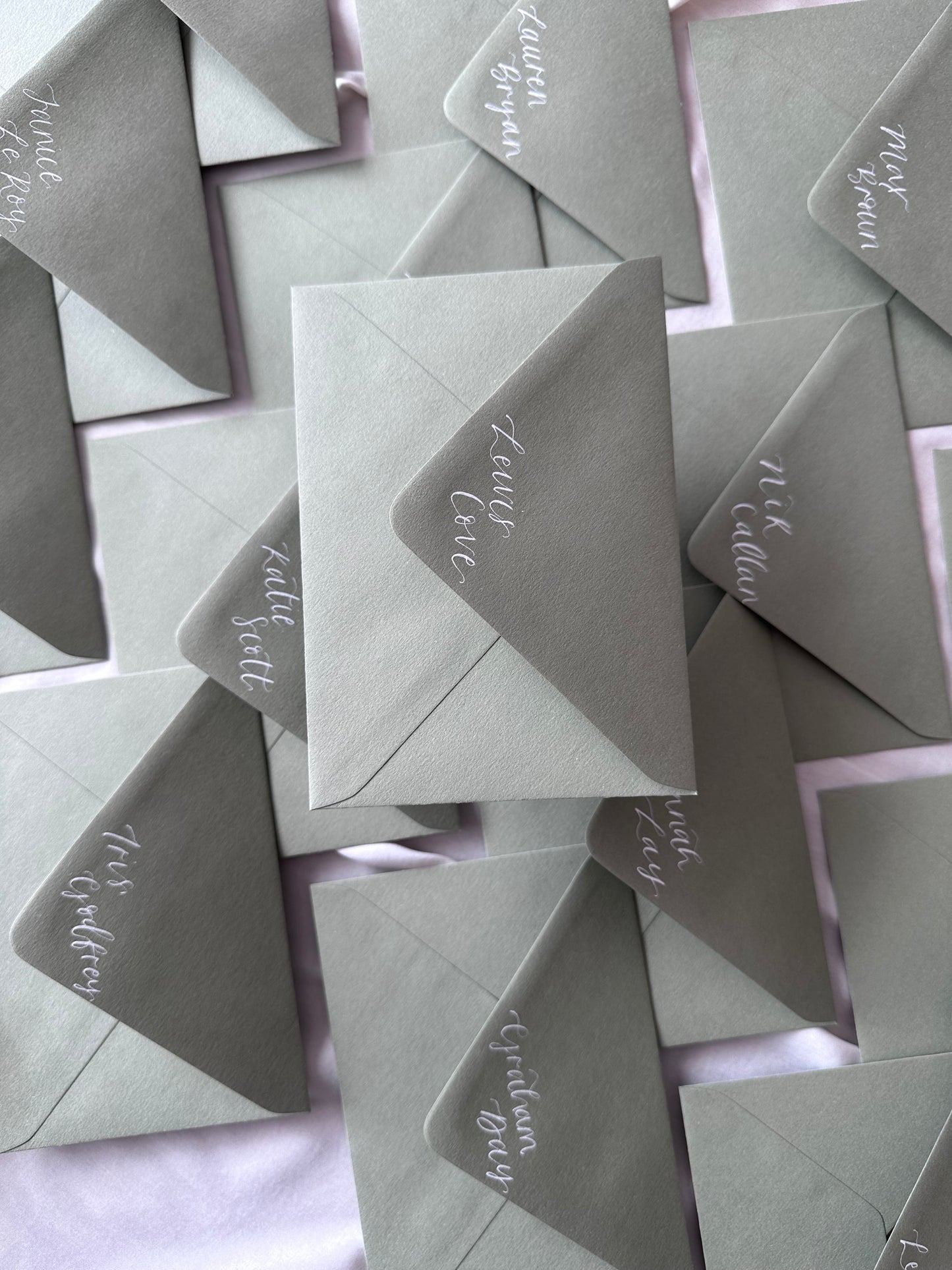 Calligraphy C6 Envelopes | Matte Coloured Envelope with Hand Written Calligraphy Name