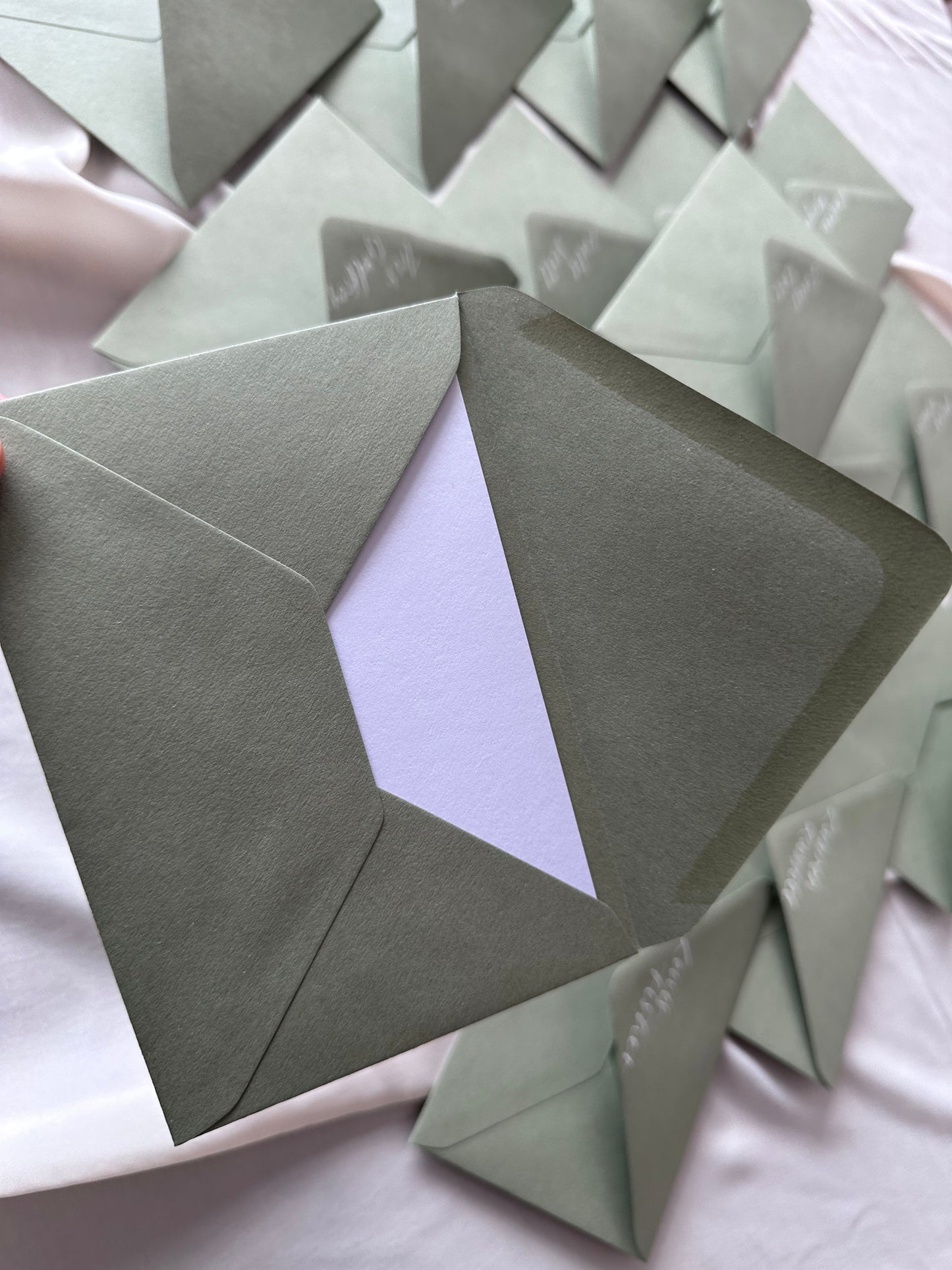 Calligraphy C6 Envelopes | Matte Coloured Envelope with Hand Written Calligraphy Name