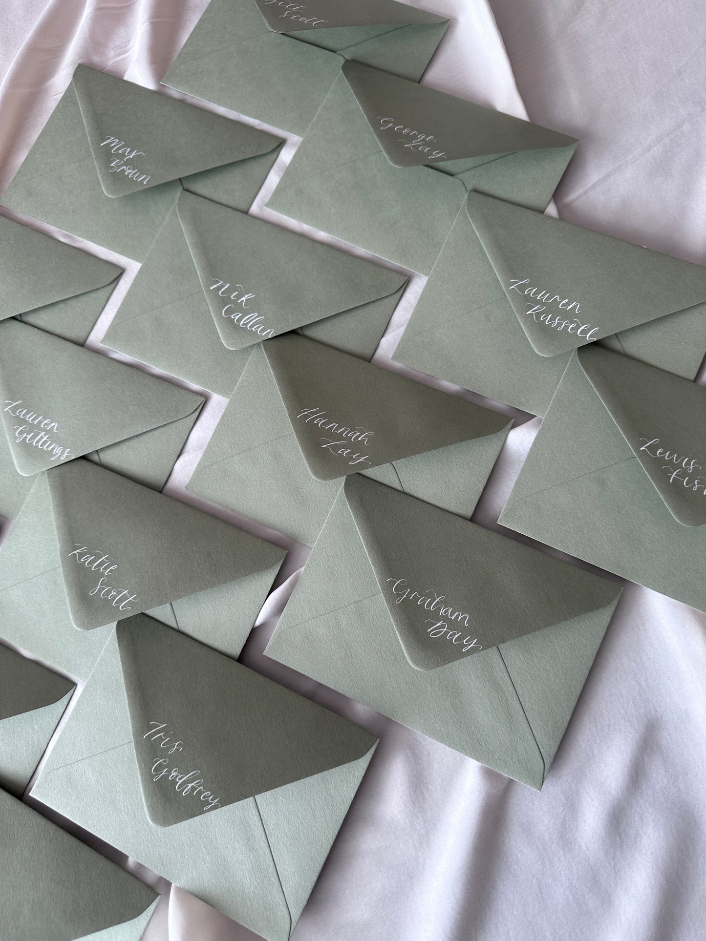 Calligraphy C6 Envelopes | Matte Coloured Envelope with Hand Written Calligraphy Name
