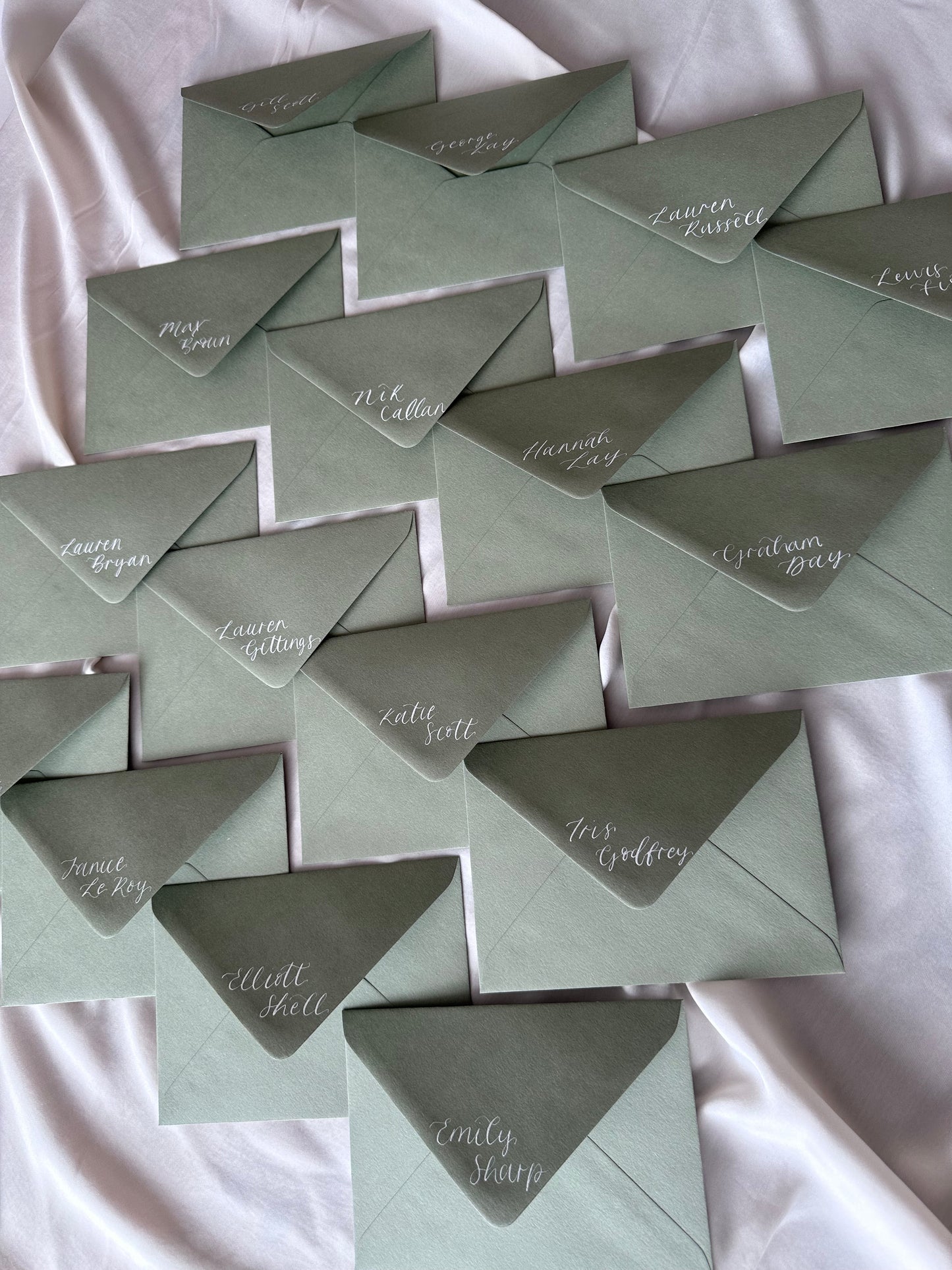 Calligraphy C6 Envelopes | Matte Coloured Envelope with Hand Written Calligraphy Name