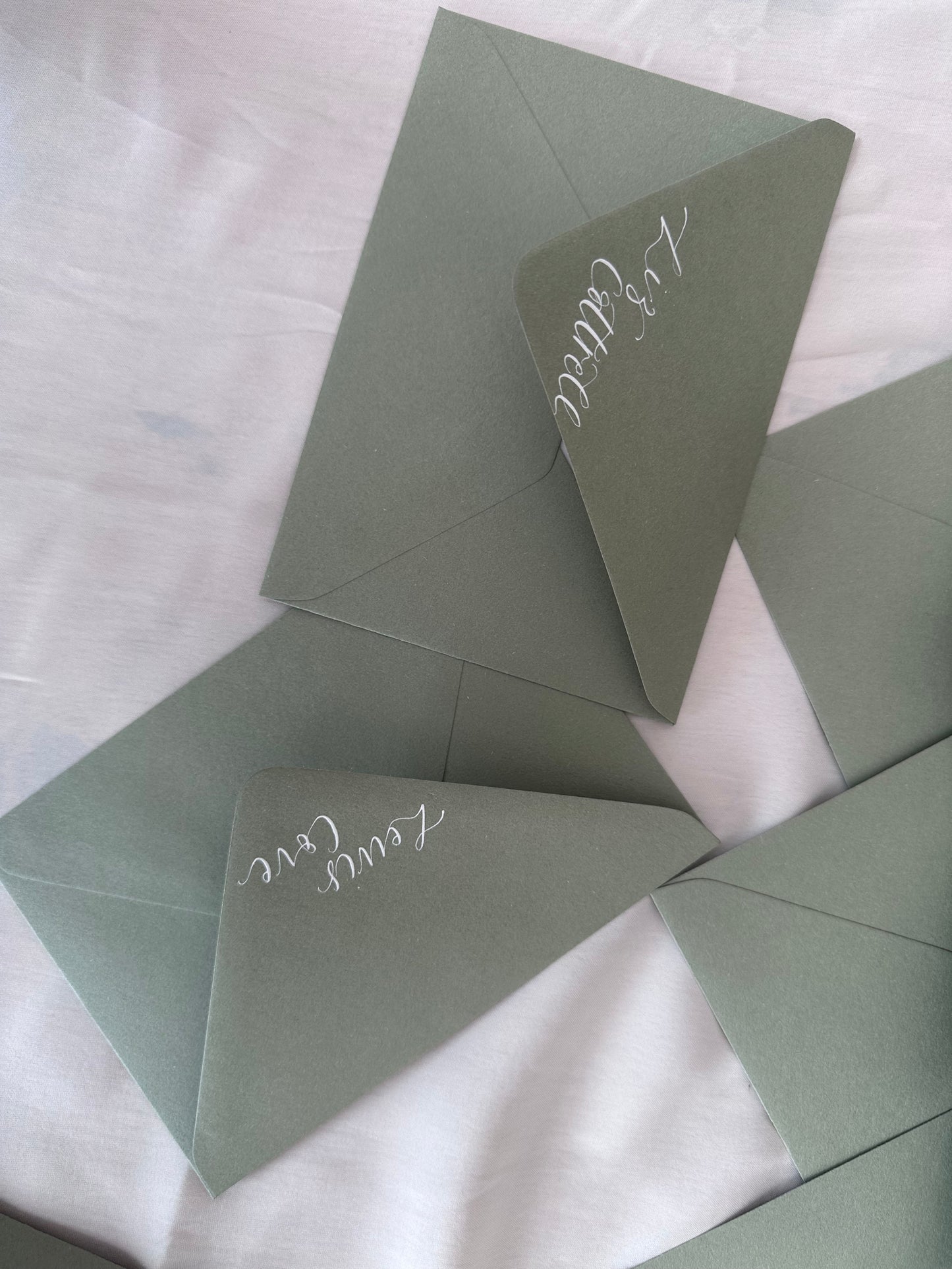Calligraphy C6 Envelopes | Matte Coloured Envelope with Hand Written Calligraphy Name