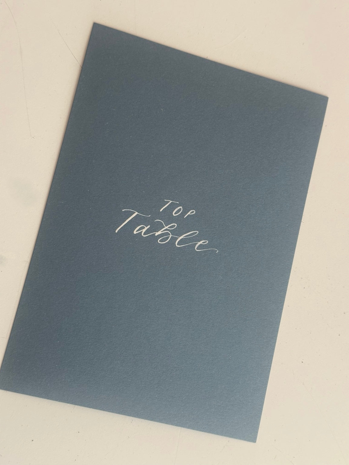 Mixed Lettering Wedding Table Numbers & Names | Handwritten A5 A6 Signs