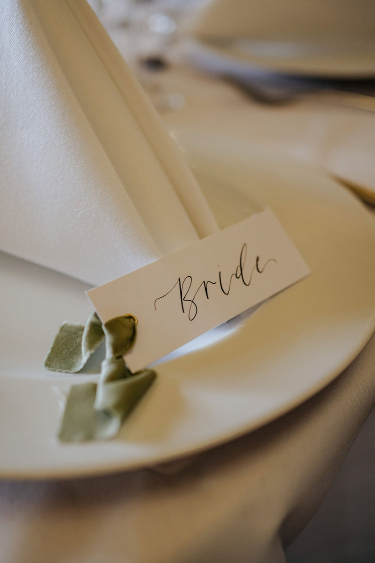 Ribbon Place Cards