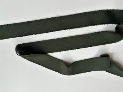 Forest Satin Ribbon  | Hand Torn Raw Edge Silk Style Ribbon 140cm