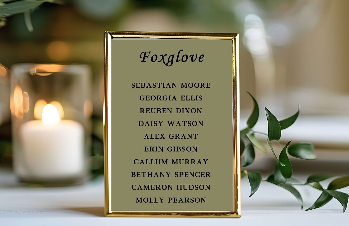 Printed Wedding Table Plan Cards | Colourful Mirror A5 Personalised Printed Seating Chart Signs (Copy)