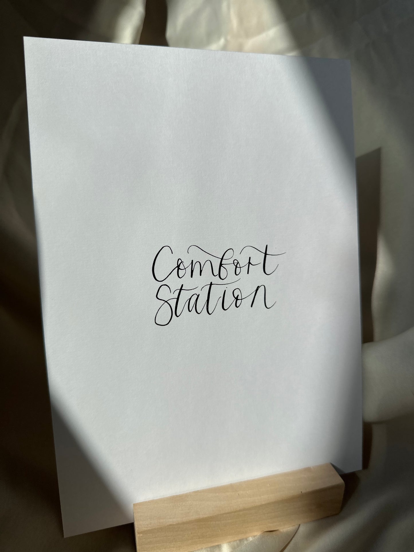 CUSTOM Wedding Sign | Calligraphy Wedding Card Sign, Present Sign, Thank you sign