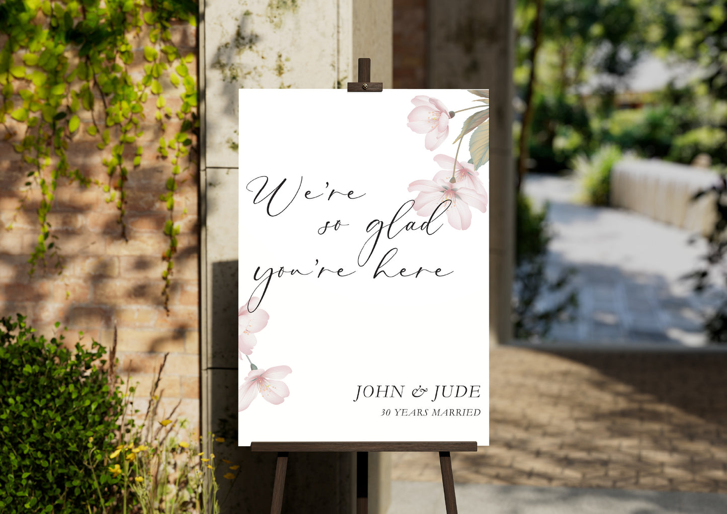 Wedding Welcome Sign | Printed Welcome Sign | A1 A2 A3 Personalised Wedding Sign