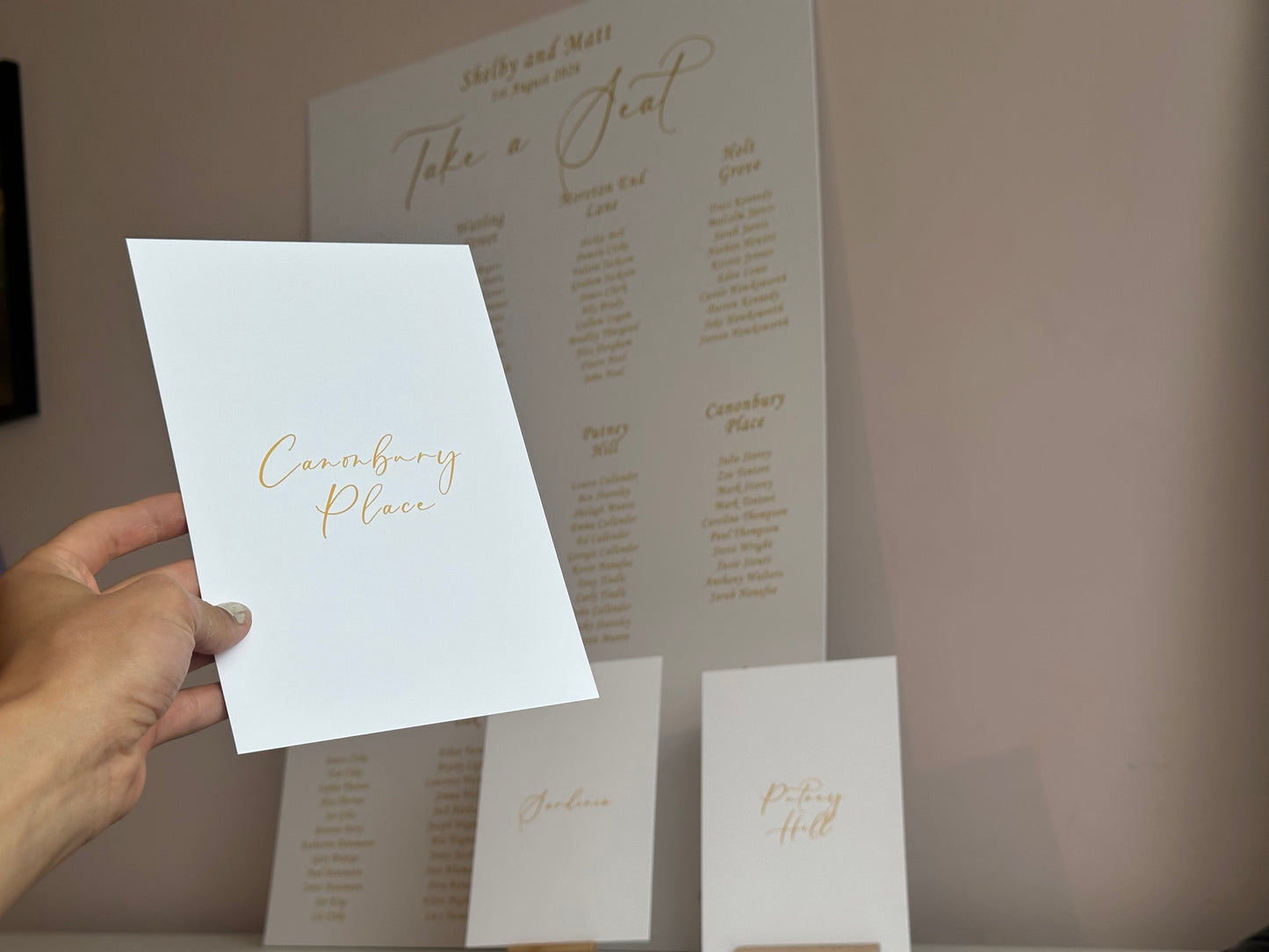 Wedding Table Plan | Printed Seating Chart | A1 A2 A3 Personalised Wedding Seat Sign