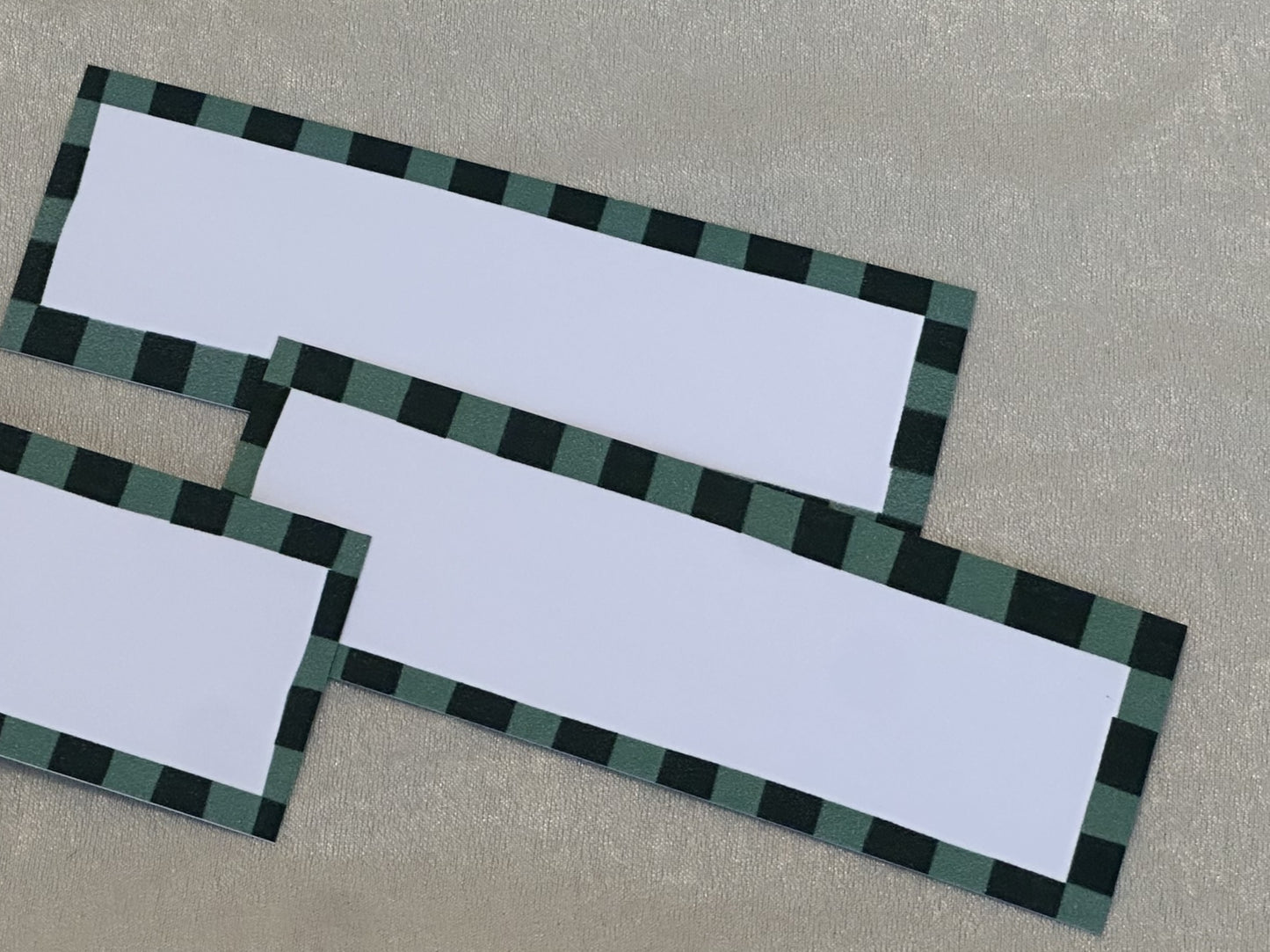 25 BLANK Colourful Contrast Stripe Place Card | DIY Wedding Dinner Party Place Card, Write Your Own Place Setting | DIY Fun Striped Rainbow Maximalist Wedding Place Name Card