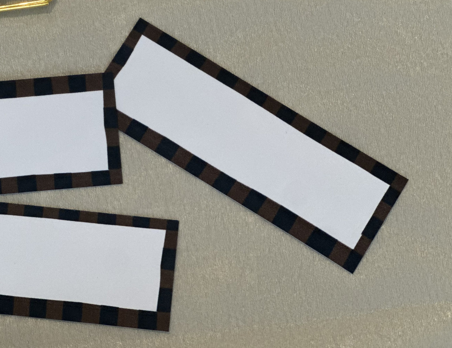 25 BLANK Colourful Contrast Stripe Place Card | DIY Wedding Dinner Party Place Card, Write Your Own Place Setting | DIY Fun Striped Rainbow Maximalist Wedding Place Name Card