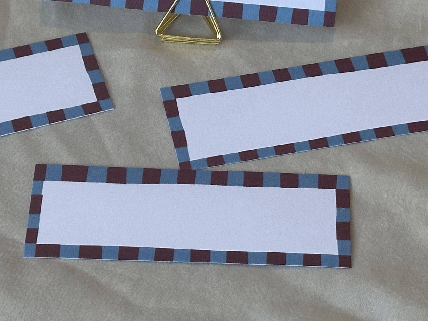 25 BLANK Colourful Contrast Stripe Place Card | DIY Wedding Dinner Party Place Card, Write Your Own Place Setting | DIY Fun Striped Rainbow Maximalist Wedding Place Name Card