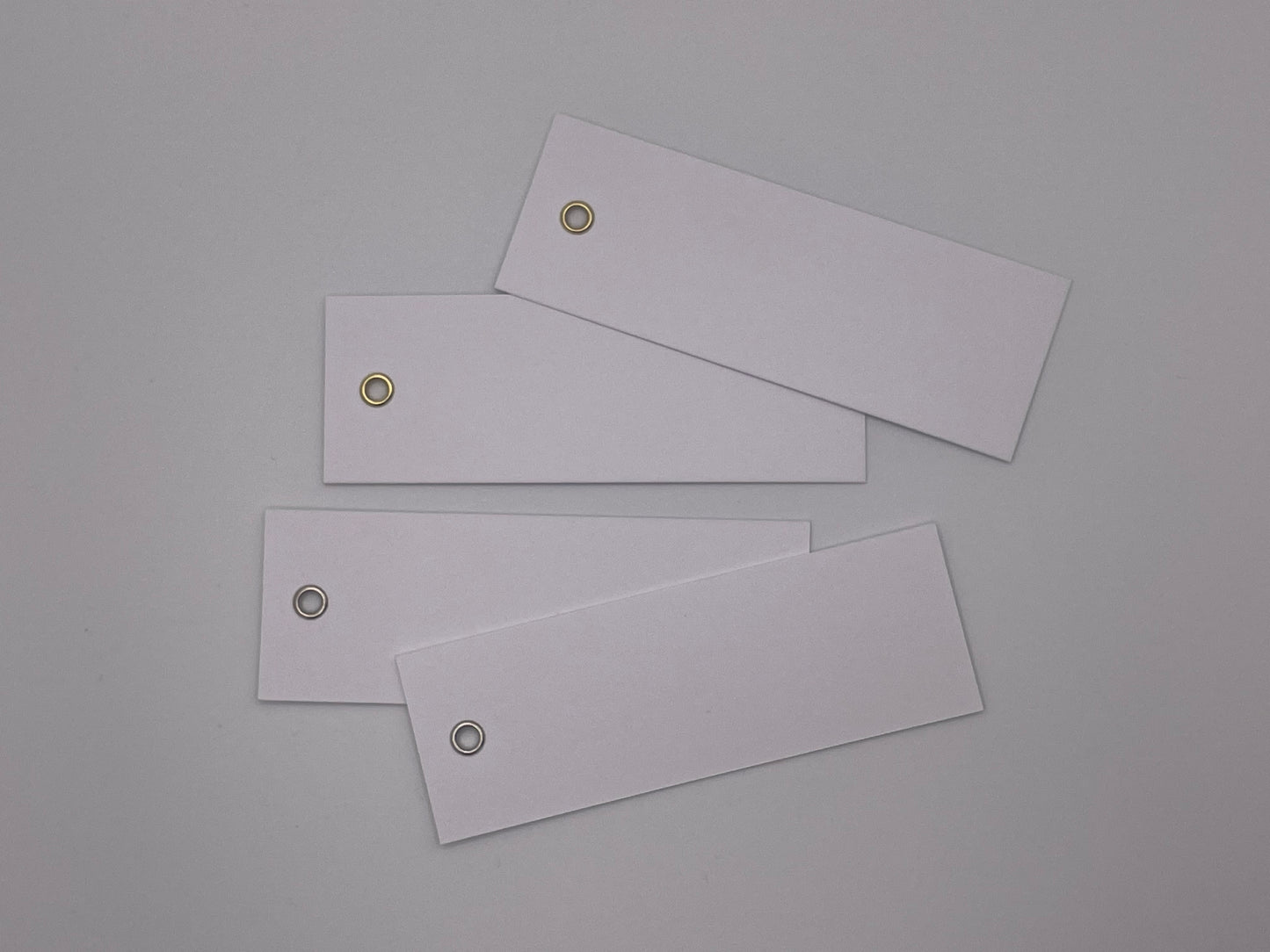 25 BLANK WHITE Place Card with or without Eyelet | DIY Wedding Dinner Party Place Card, Write Your Own Place Setting | DIY Add Own Ribbon Calligraphy Wedding Place Name Card