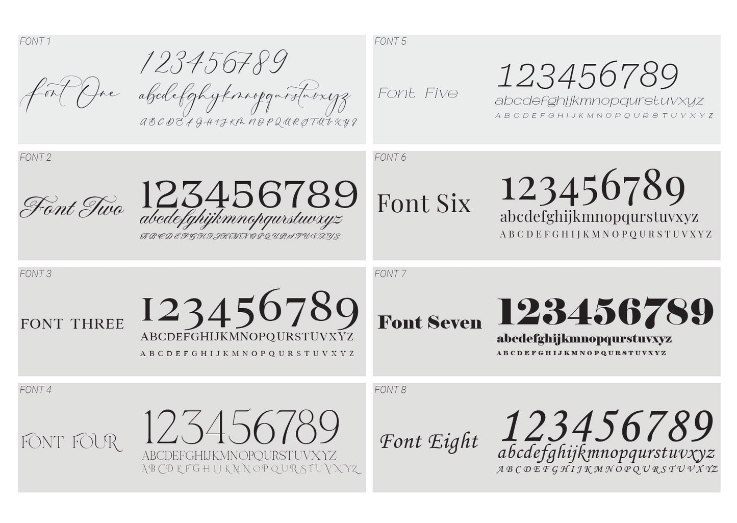 Ribbon Handmade Paper Printed Note Card | A7 Wedding Personalised Sign Card | Custom Thank You Note Card | Gold or Silver Info Note