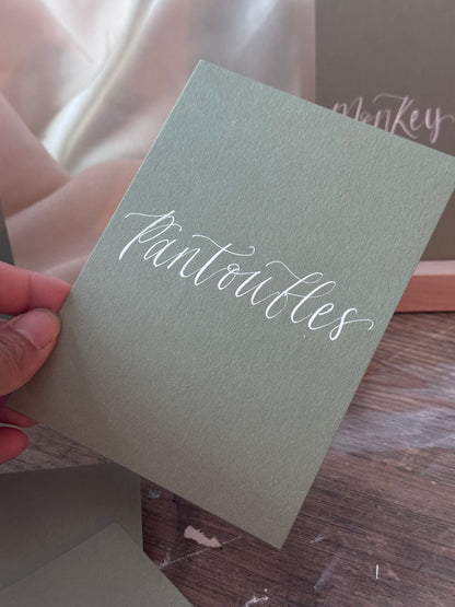 Table Name Wedding Sign | Calligraphy Wedding Card Sign, Table Sign, Wedding Table sign