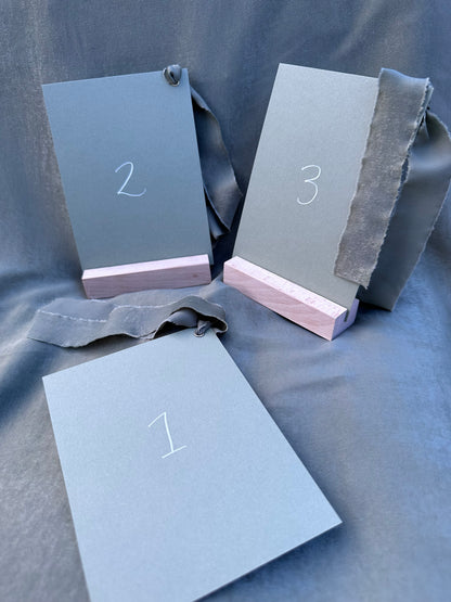 Table Number Wedding Sign | Calligraphy Wedding Card Sign, Table Sign, Wedding Table sign