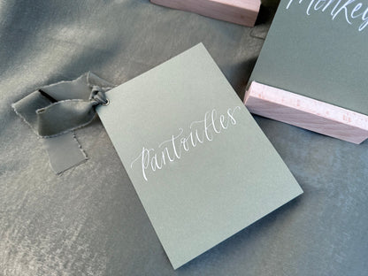 Calligraphy Wedding Table Number or Name Card