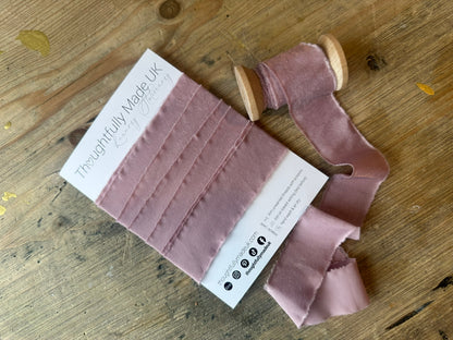 Lilac Chiffon Bouquet & Styling Ribbon | Frayed Edge Wedding Ribbon