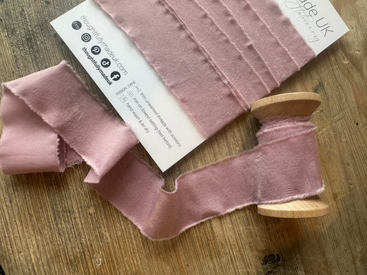 Lilac Chiffon Bouquet & Styling Ribbon | Frayed Edge Wedding Ribbon
