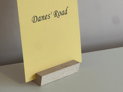 Custom Printed Table Name & Number  | Personalised Wedding A4 A5 A6 Sign