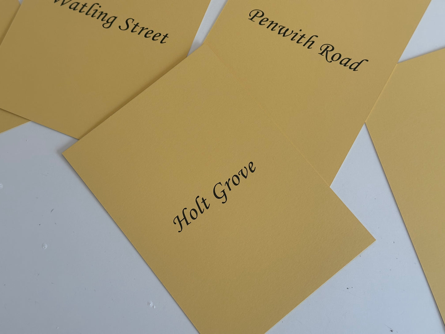 Custom Printed Table Name & Number  | Personalised Wedding A4 A5 A6 Sign