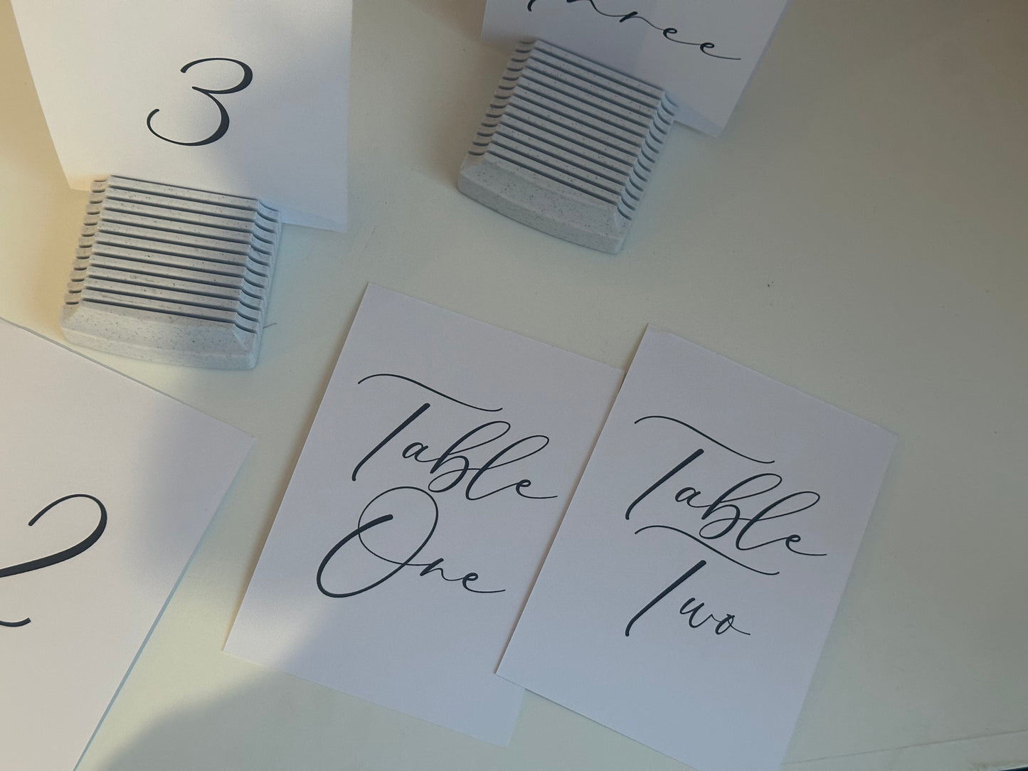 Custom Printed Table Name & Number  | Personalised Wedding A4 A5 A6 Sign