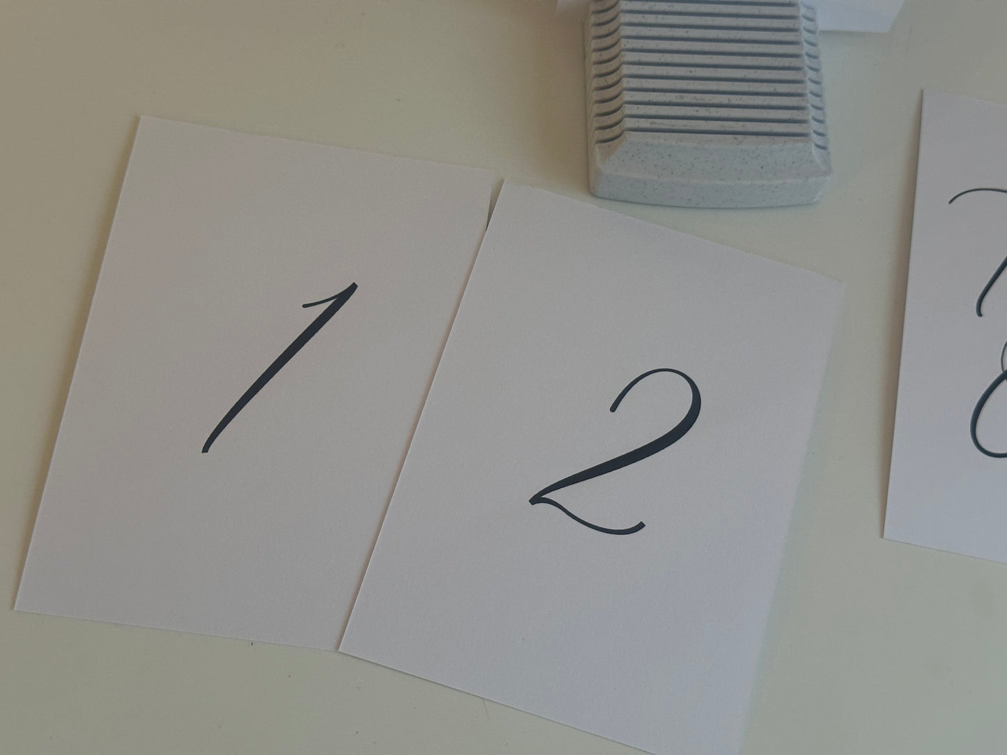 Custom Printed Table Name & Number  | Personalised Wedding A4 A5 A6 Sign