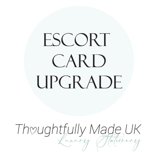 UPGRADE | ESCORT CARDS [price per place card]