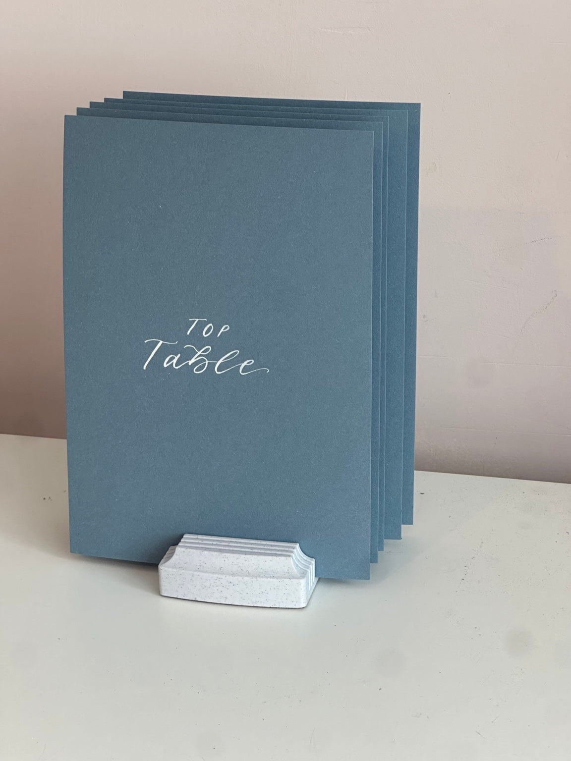 Mixed Lettering Wedding Table Numbers & Names | Handwritten A5 A6 Signs