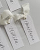 White Place Card, Ivory Place Card, Calligraphy Place Card, Wedding Place Card, Wedding Place name