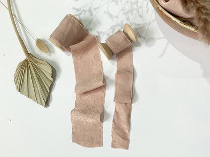 Wedding Silk Ribbon	Wedding Satin Ribbon	Raw Edge Ribbon	Hand Torn Ribbon	Place Card Ribbon	Silky Ribbon	Sandwashed Ribbon	Blush Ribbon	Pink Ribbon	Nude Ribbon	Bouquet Ribbon	Wedding Bouquet	Chiffon Ribbon