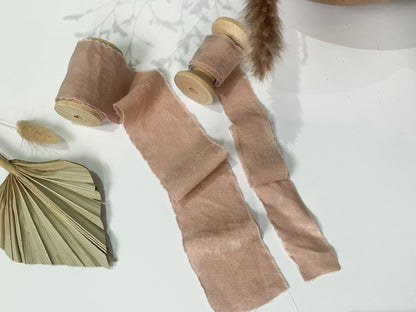 Wedding Silk Ribbon	Wedding Satin Ribbon	Raw Edge Ribbon	Hand Torn Ribbon	Place Card Ribbon	Silky Ribbon	Sandwashed Ribbon	Blush Ribbon	Pink Ribbon	Nude Ribbon	Bouquet Ribbon	Wedding Bouquet	Chiffon Ribbon
